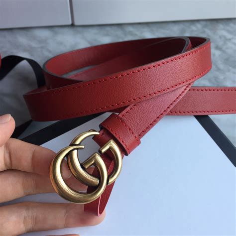 thin gucci belt womens